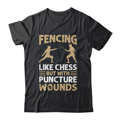 Fencing Like Chess Design For Men Women Fencing Fencer Sport Shirt & Hoodie | teecentury