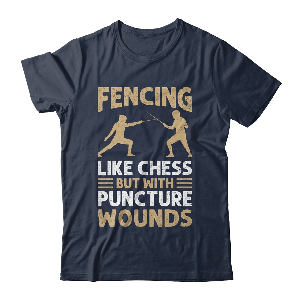 Fencing Like Chess Design For Men Women Fencing Fencer Sport Shirt & Hoodie | teecentury