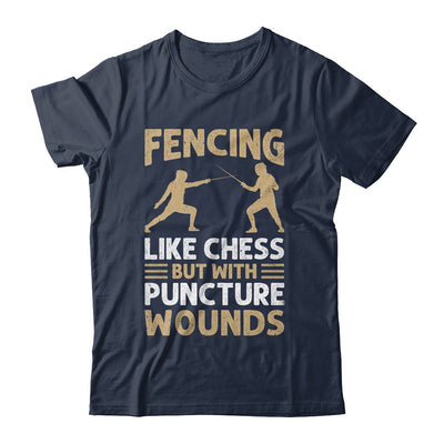 Fencing Like Chess Design For Men Women Fencing Fencer Sport Shirt & Hoodie | teecentury