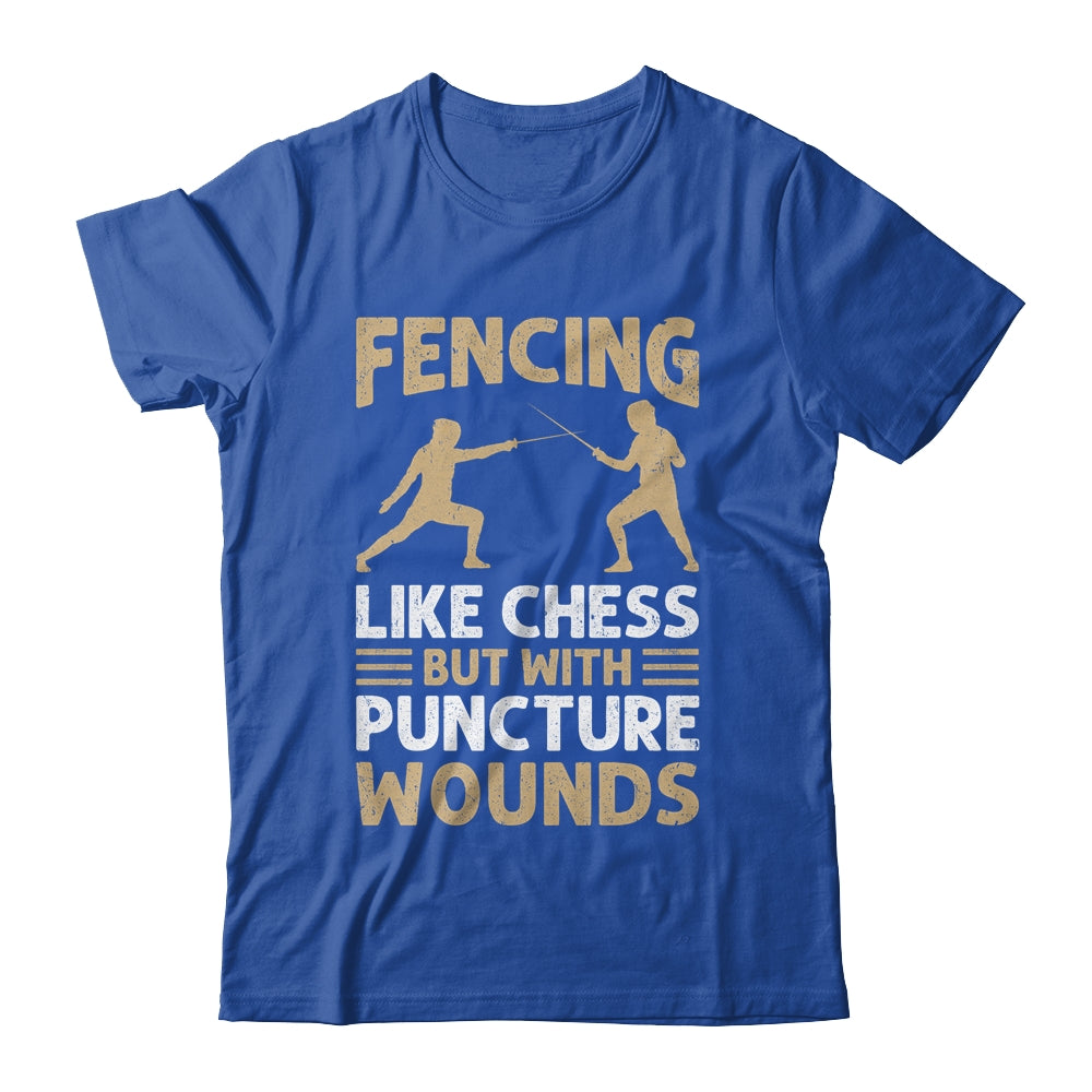 Fencing Like Chess Design For Men Women Fencing Fencer Sport Shirt & Hoodie | teecentury