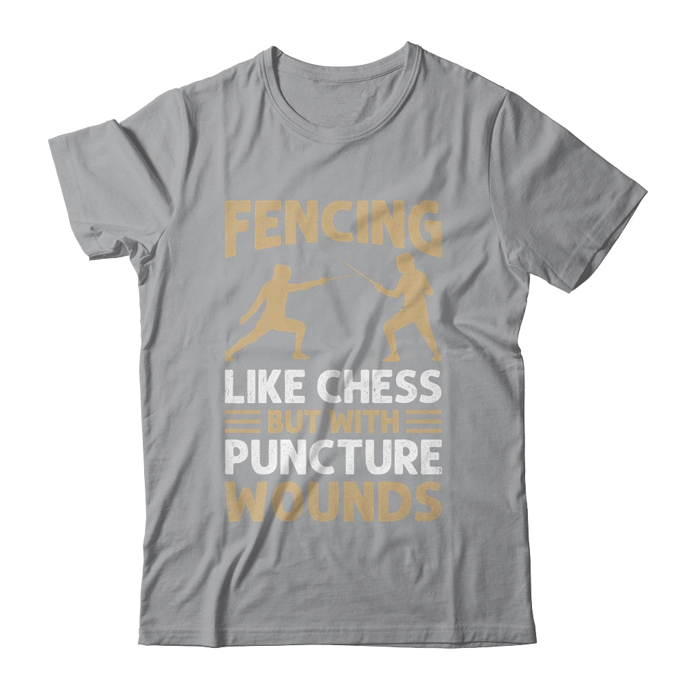 Fencing Like Chess Design For Men Women Fencing Fencer Sport Shirt & Hoodie | teecentury