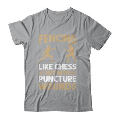 Fencing Like Chess Design For Men Women Fencing Fencer Sport Shirt & Hoodie | teecentury