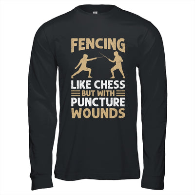 Fencing Like Chess Design For Men Women Fencing Fencer Sport Shirt & Hoodie | teecentury