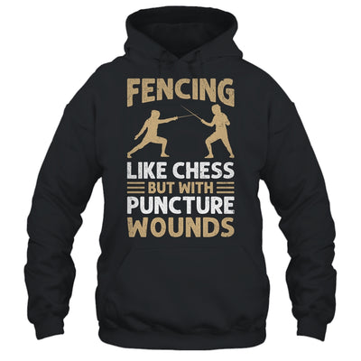 Fencing Like Chess Design For Men Women Fencing Fencer Sport Shirt & Hoodie | teecentury