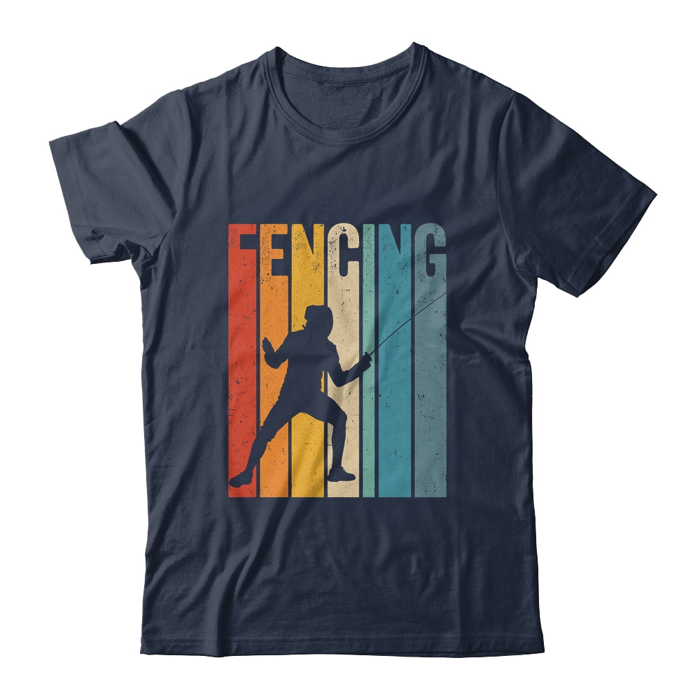 Fencing Vintage Design Art For Men Women Fencer Sports Shirt & Hoodie | teecentury