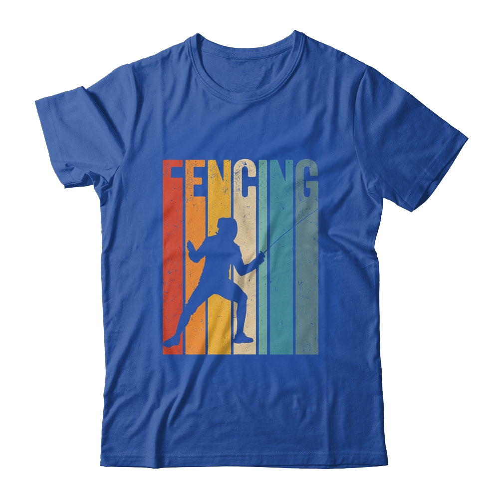 Fencing Vintage Design Art For Men Women Fencer Sports Shirt & Hoodie | teecentury