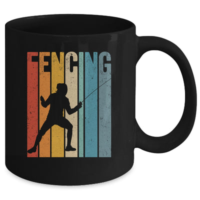 Fencing Vintage Design Art For Men Women Fencer Sports Mug | teecentury
