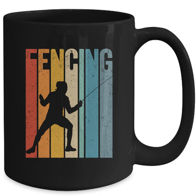 Fencing Vintage Design Art For Men Women Fencer Sports Mug | teecentury