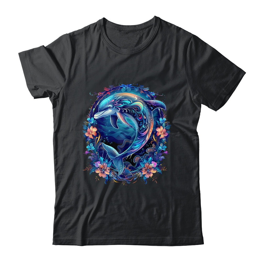 Festive Charming Cute Dolphin Lover Artwork Men Women Kids Shirt & Tank Top | teecentury