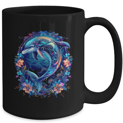 Festive Charming Cute Dolphin Lover Artwork Men Women Kids Mug | teecentury
