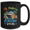 Festive My Birthday Cruise Ship Party 2025 Men Women Kids Mug | teecentury