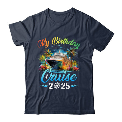 Festive My Birthday Cruise Ship Party 2025 Men Women Kids Shirt & Tank Top | teecentury