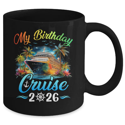 Festive My Birthday Cruise Ship Party 2026 Men Women Kids Mug | teecentury