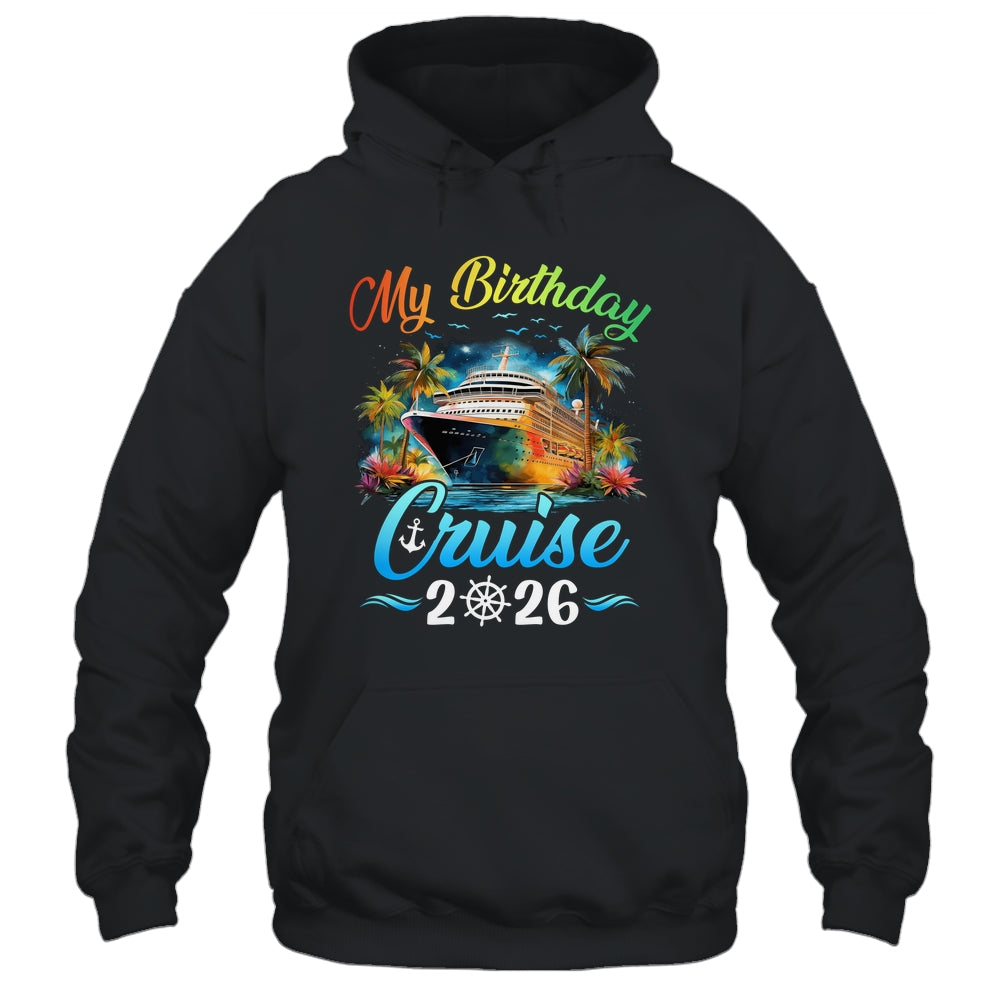 Festive My Birthday Cruise Ship Party 2026 Men Women Kids Shirt & Tank Top | teecentury