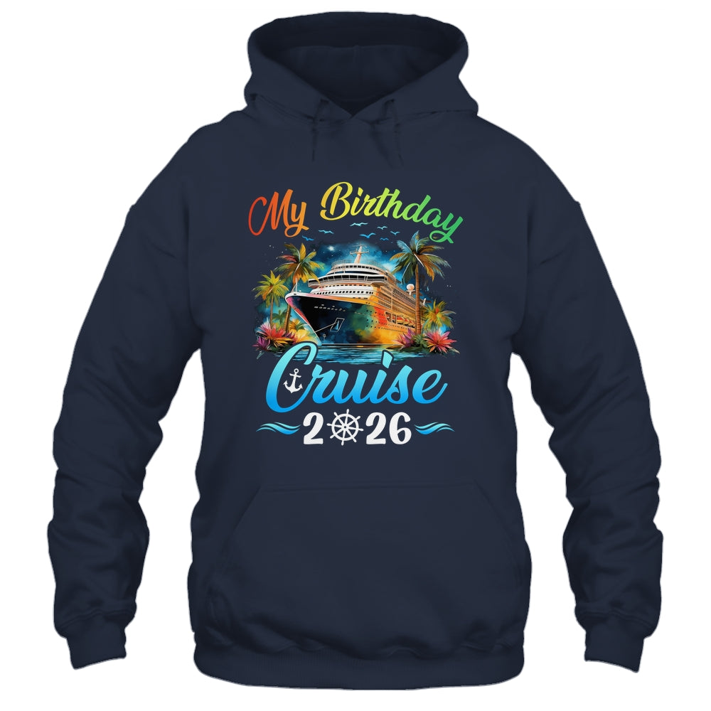 Festive My Birthday Cruise Ship Party 2026 Men Women Kids Shirt & Tank Top | teecentury