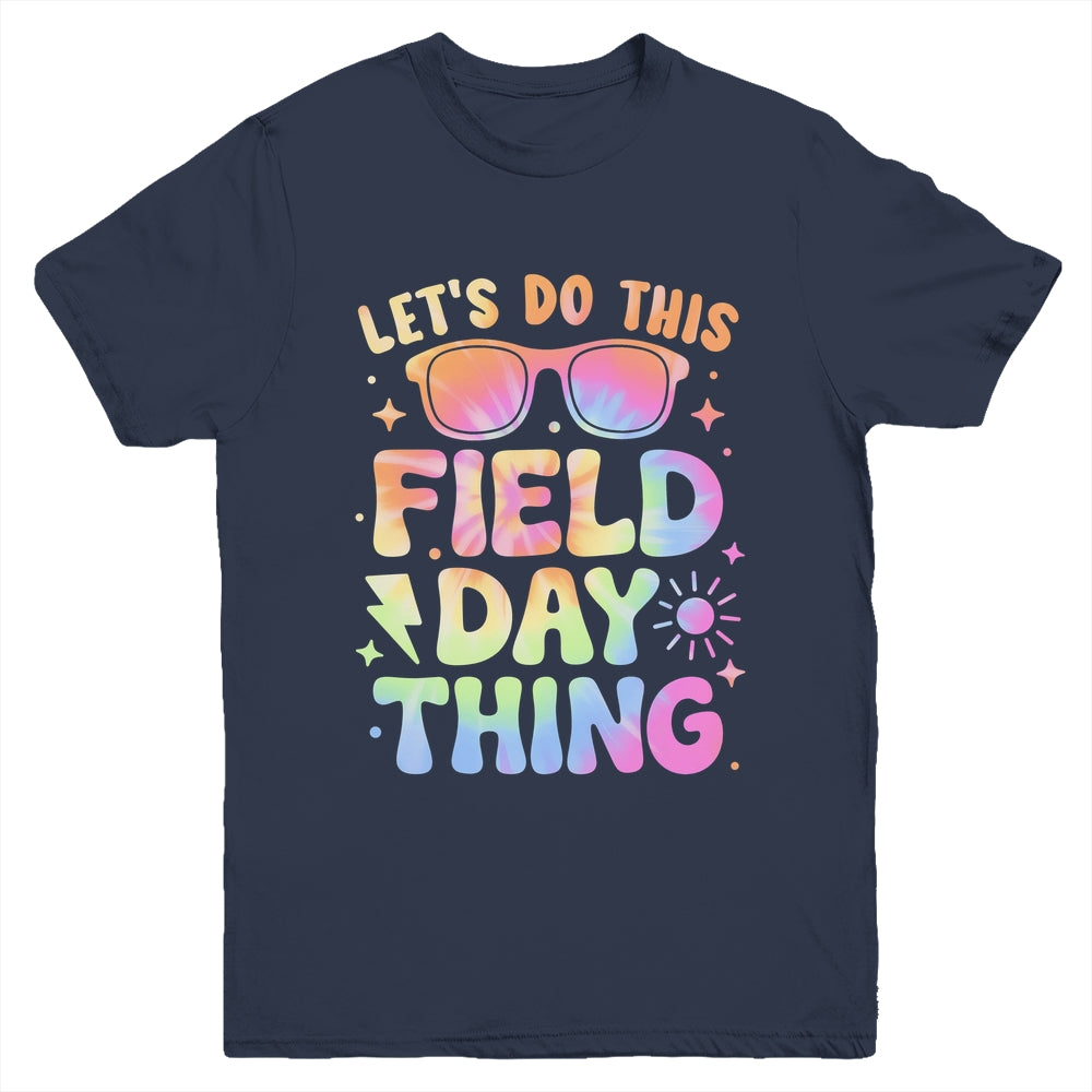 Field Day Activities Tie Dye Filed Day Teacher Kids Boy Girl Youth Shirt | teecentury