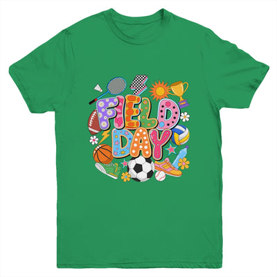 Field Day Fun Day Let The Games Begin Teacher Kids Trip Youth Shirt | teecentury