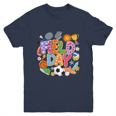 Field Day Fun Day Let The Games Begin Teacher Kids Trip Youth Shirt | teecentury