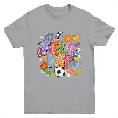 Field Day Fun Day Let The Games Begin Teacher Kids Trip Youth Shirt | teecentury