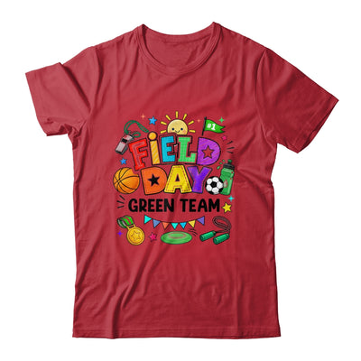 Field Day Green Team Funny For Kids Teacher Field Day Games Shirt & Hoodie | teecentury