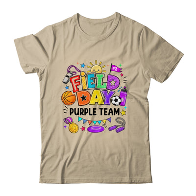 Field Day Purple Team Funny For Kids Teacher Field Day Games Shirt & Hoodie | teecentury