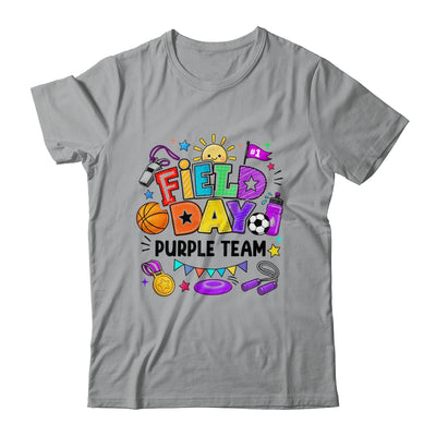 Field Day Purple Team Funny For Kids Teacher Field Day Games Shirt & Hoodie | teecentury