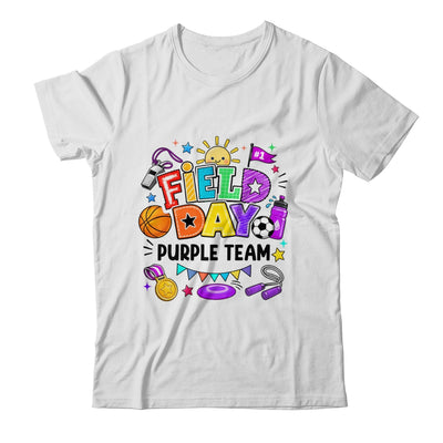 Field Day Purple Team Funny For Kids Teacher Field Day Games Shirt & Hoodie | teecentury