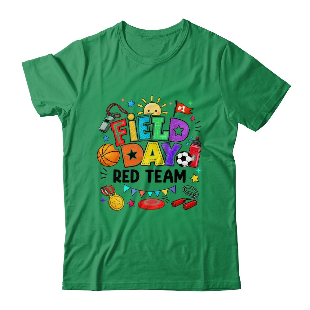 Field Day Red Team Funny For Kids Teacher Field Day Games Shirt & Hoodie | teecentury