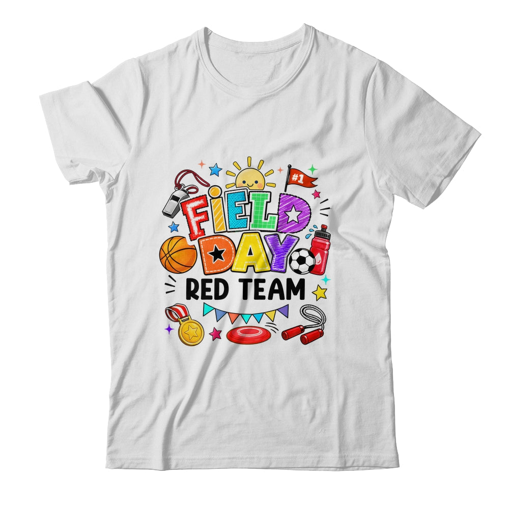 Field Day Red Team Funny For Kids Teacher Field Day Games Shirt & Hoodie | teecentury