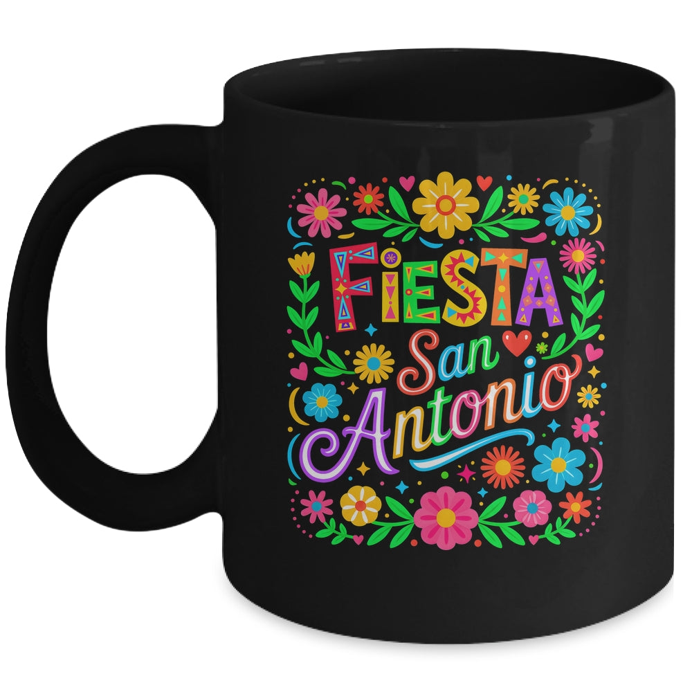 Fiesta San Antonio Texas Cinco De Mayo Lets Fiesta Squad Mug | teecentury