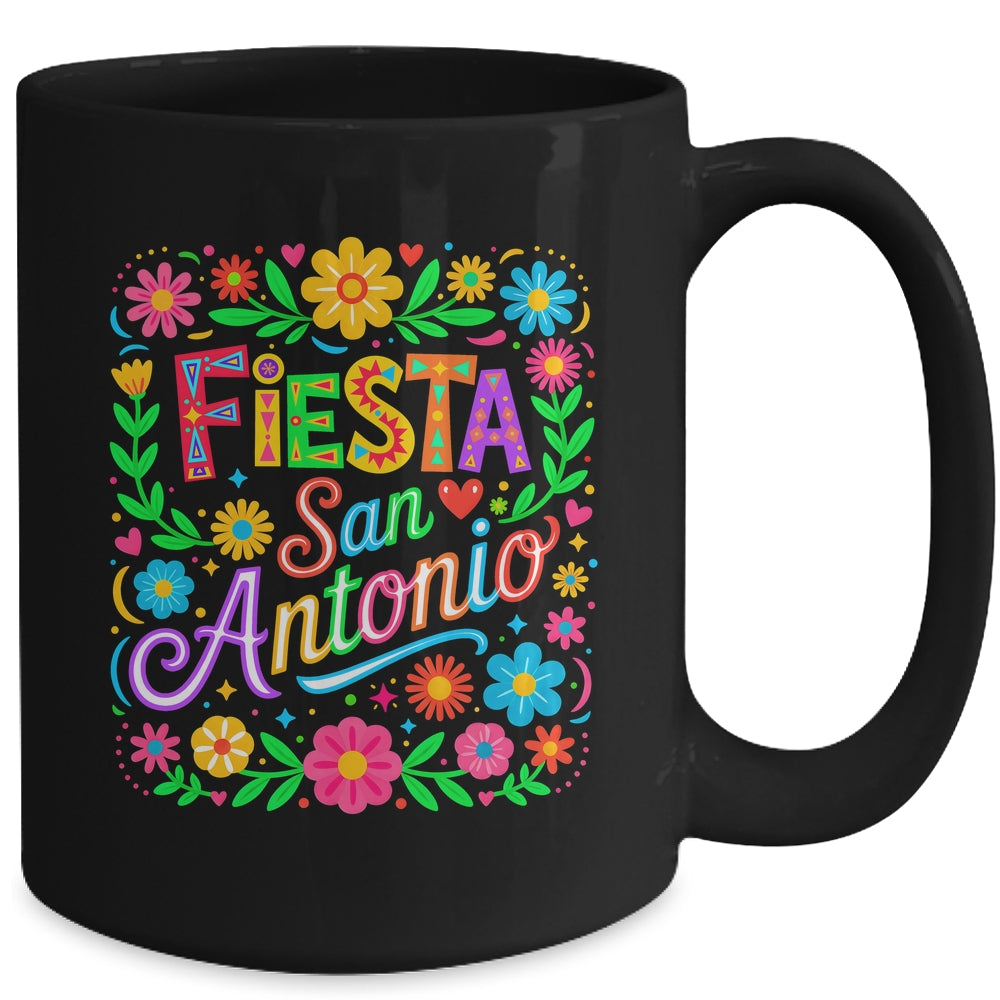 Fiesta San Antonio Texas Cinco De Mayo Lets Fiesta Squad Mug | teecentury