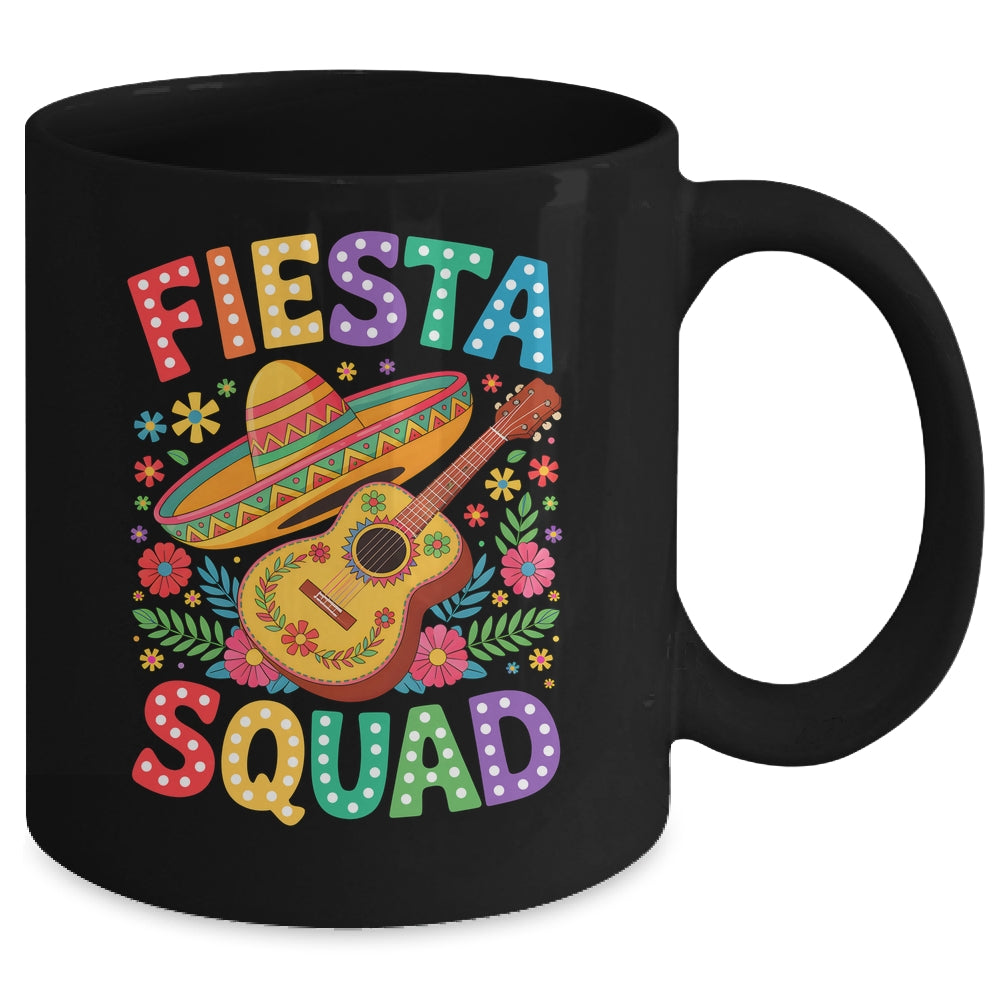 Fiesta Squad Cinco De Mayo Let's Fiesta Mexican Men Women Mug | teecentury