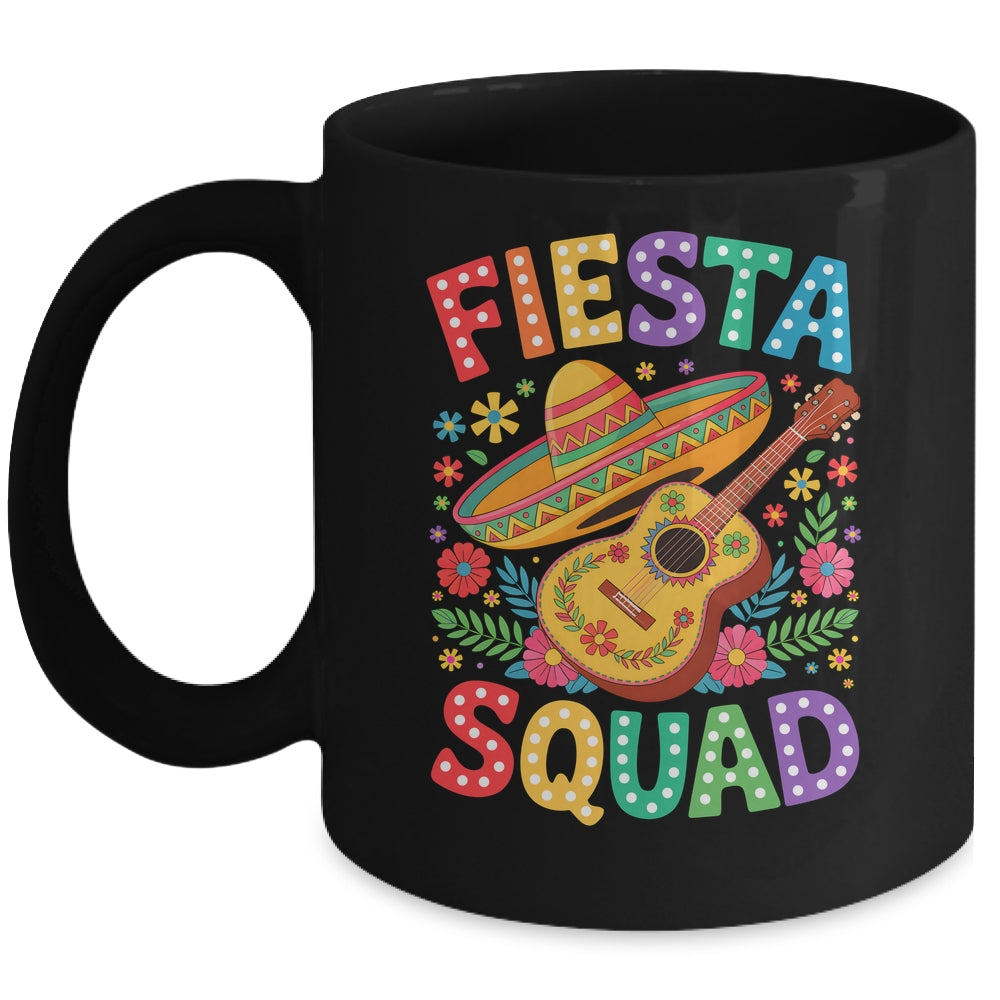 Fiesta Squad Cinco De Mayo Let's Fiesta Mexican Men Women Mug | teecentury