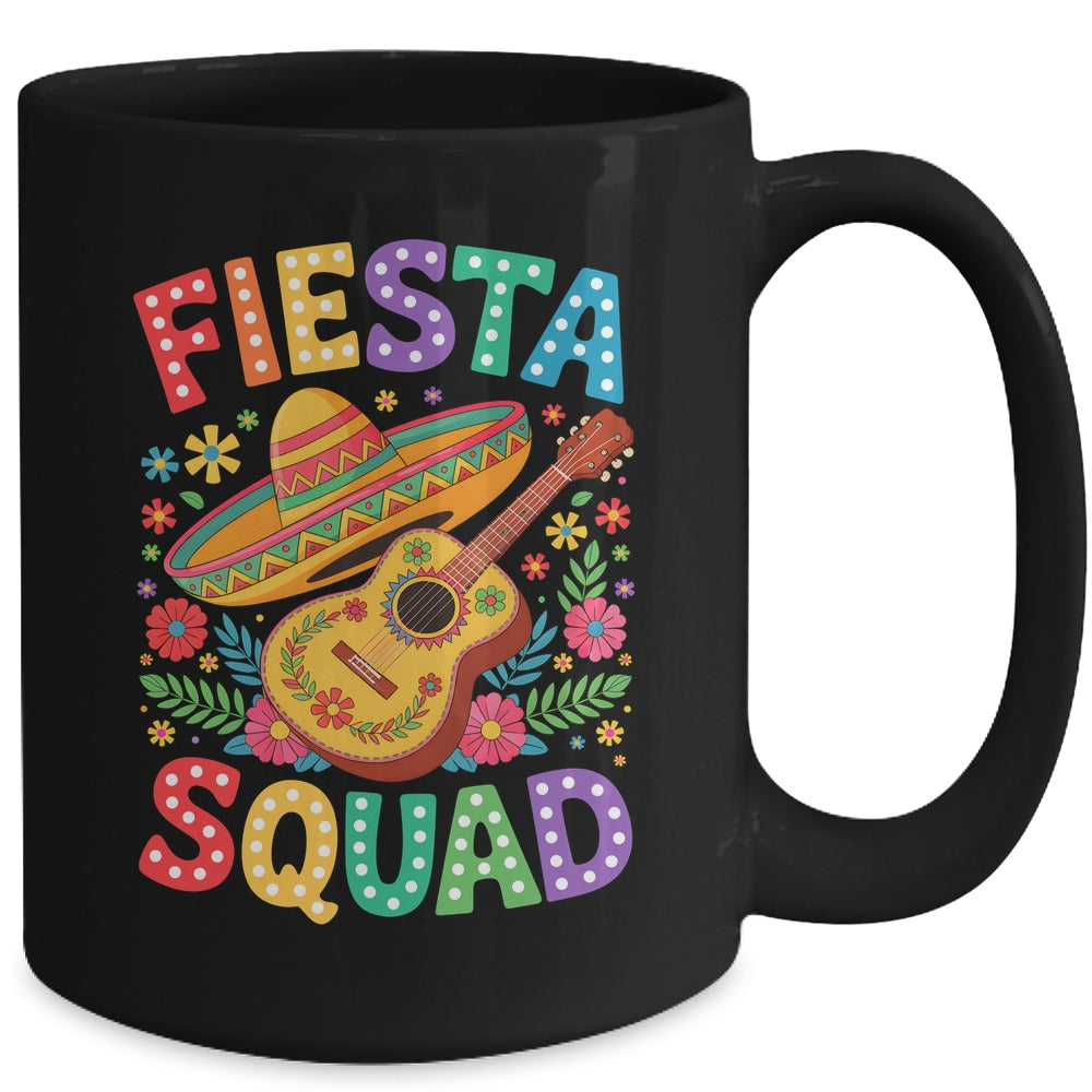Fiesta Squad Cinco De Mayo Let's Fiesta Mexican Men Women Mug | teecentury