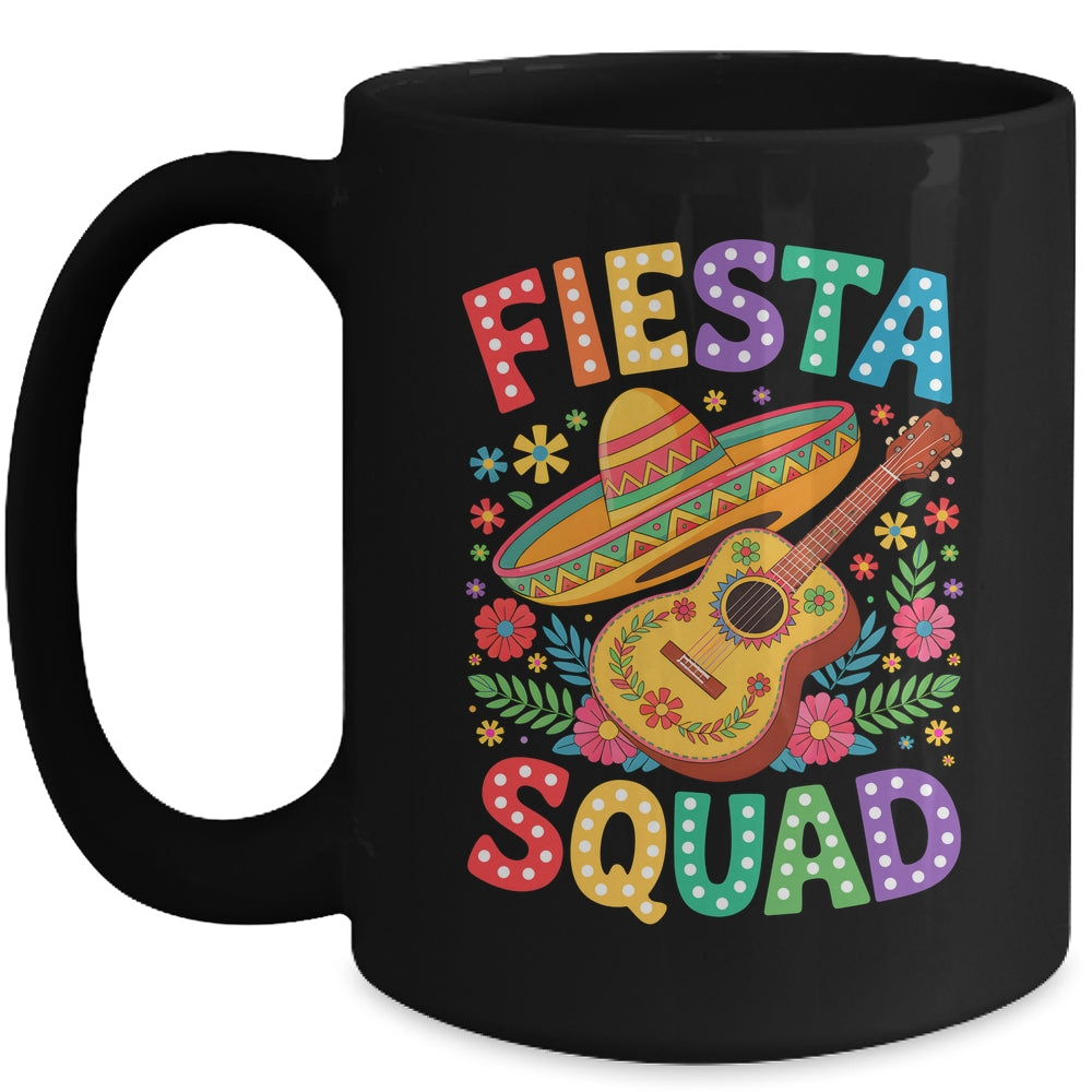 Fiesta Squad Cinco De Mayo Let's Fiesta Mexican Men Women Mug | teecentury