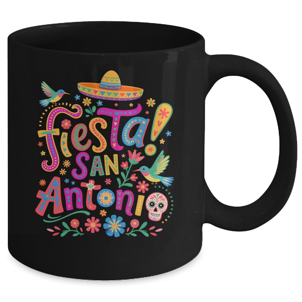 Fiesta Squad San Antonio Texas Cinco De Mayo Lets Fiesta Mug | teecentury