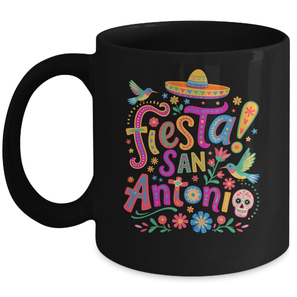 Fiesta Squad San Antonio Texas Cinco De Mayo Lets Fiesta Mug | teecentury