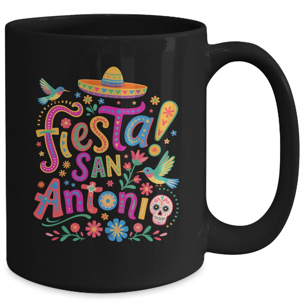 Fiesta Squad San Antonio Texas Cinco De Mayo Lets Fiesta Mug | teecentury