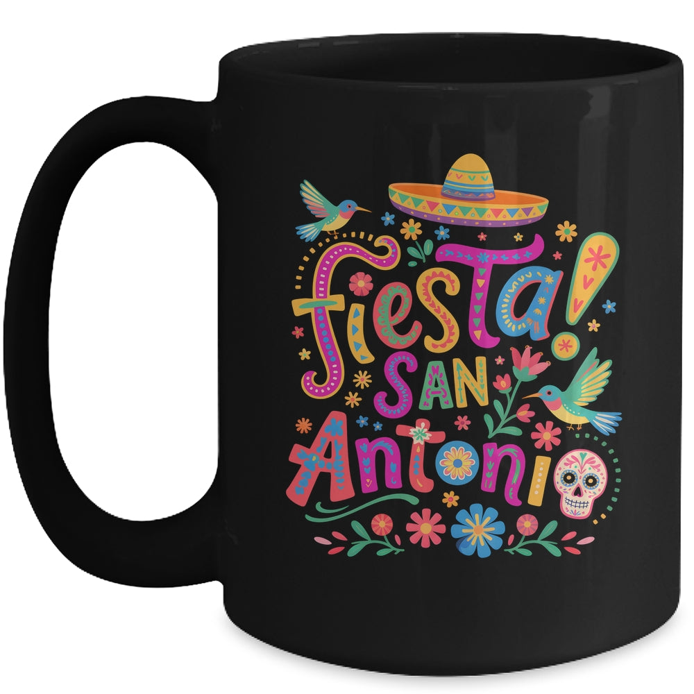 Fiesta Squad San Antonio Texas Cinco De Mayo Lets Fiesta Mug | teecentury
