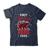 First Christmas As Papa Red Plaid Bear Santa Hat 2025 Shirt & Sweatshirt | teecentury