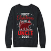 First Christmas As Uncle Red Plaid Bear Santa Hat 2025 Shirt & Sweatshirt | teecentury