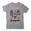 First Day Kindergarten Teacher Leopard Pencil Back To School Shirt & Hoodie | teecentury