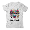 First Day Of 3rd Grade Teacher Leopard Pencil Back To School Shirt & Hoodie | teecentury