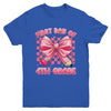 First Day Of 4th Grade Coquette Back To School Girls Kids Youth Shirt | teecentury