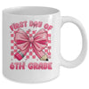 First Day Of 6th Grade Coquette Back To School Girls Kids Mug | teecentury