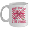 First Day Of 7th Grade Coquette Back To School Girls Kids Mug | teecentury