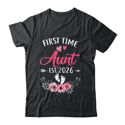 First Time Aunt Promoted To Aunt Est 2026 Mothers Day Shirt & Tank Top | teecentury