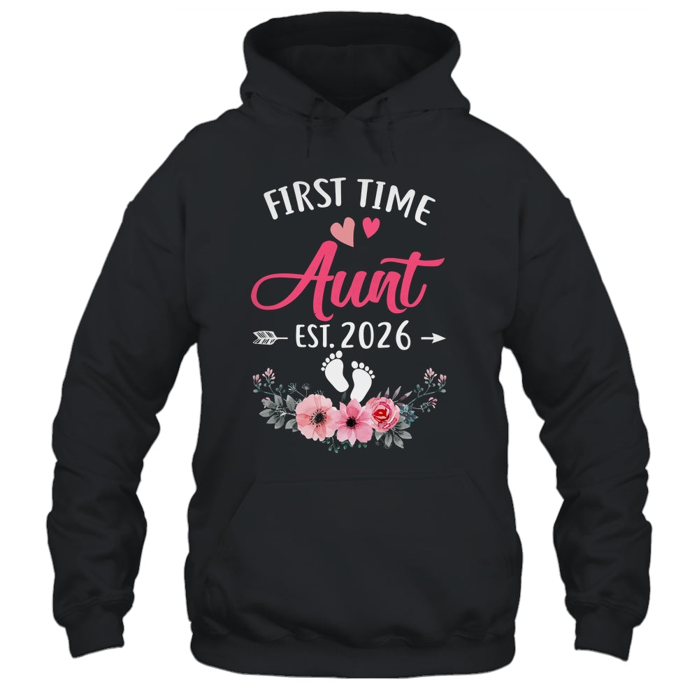 First Time Aunt Promoted To Aunt Est 2026 Mothers Day Shirt & Tank Top | teecentury