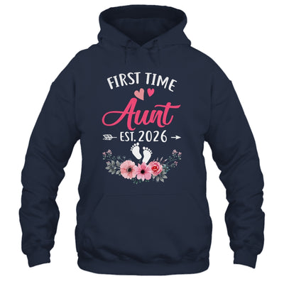 First Time Aunt Promoted To Aunt Est 2026 Mothers Day Shirt & Tank Top | teecentury
