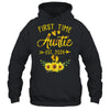 First Time Auntie Est 2024 Sunflower Promoted To Auntie Shirt & Tank Top | teecentury